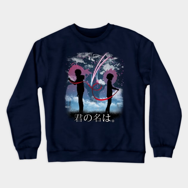 Kimi no na wa Crewneck Sweatshirt by Pescapin